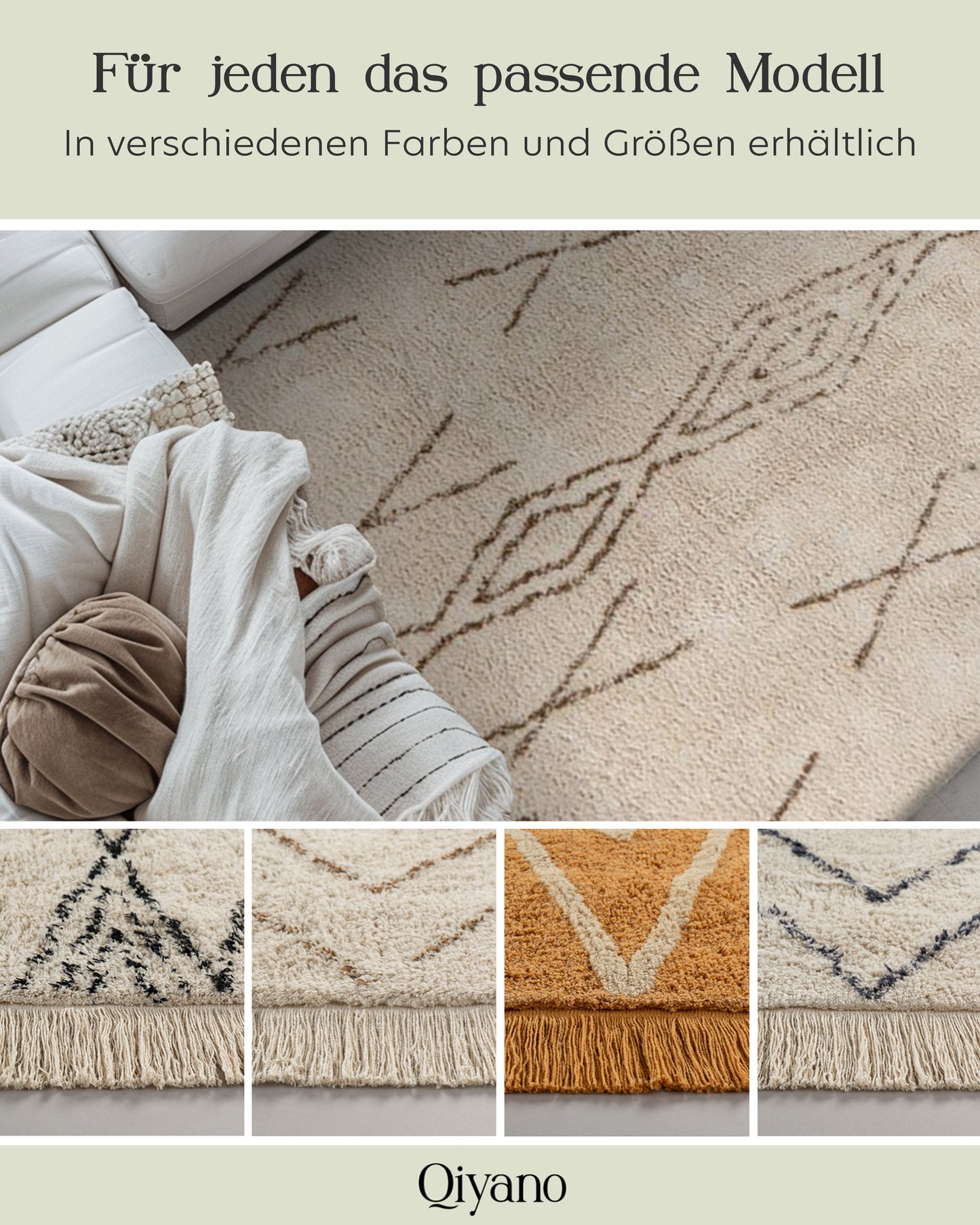 Hochflorteppich Alena