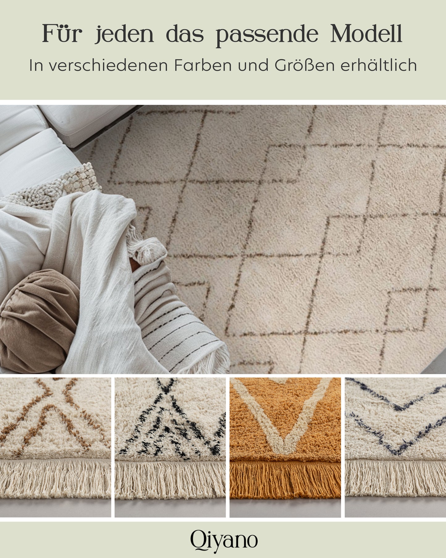 Hochflorteppich Alena
