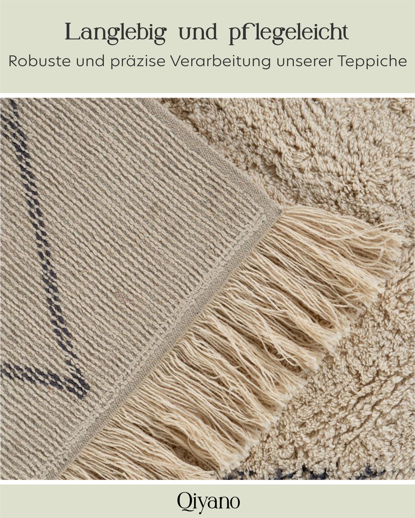 Hochflorteppich Alena