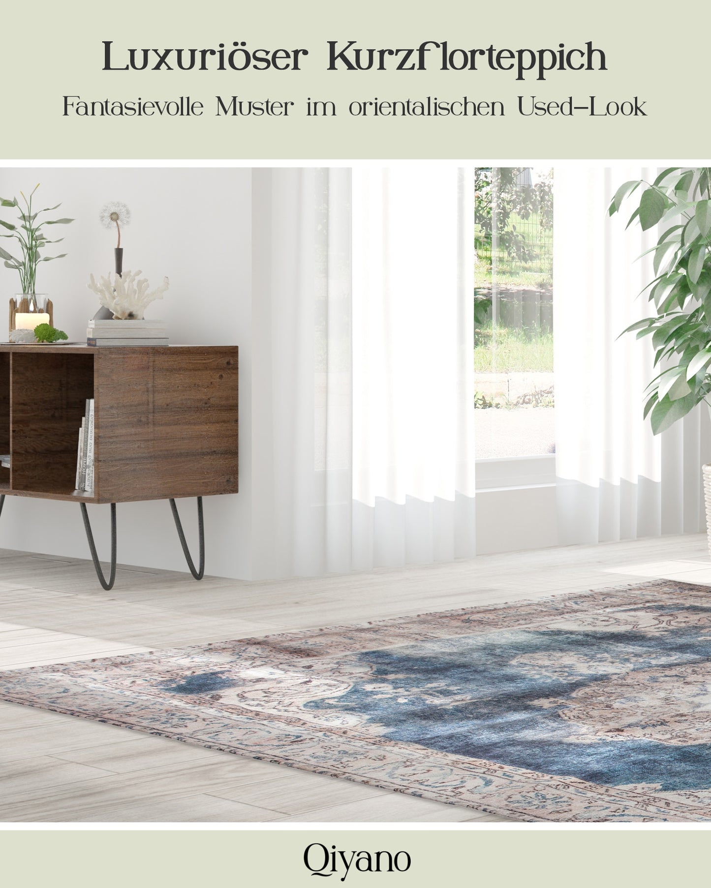 Kurzflorteppich Hikina