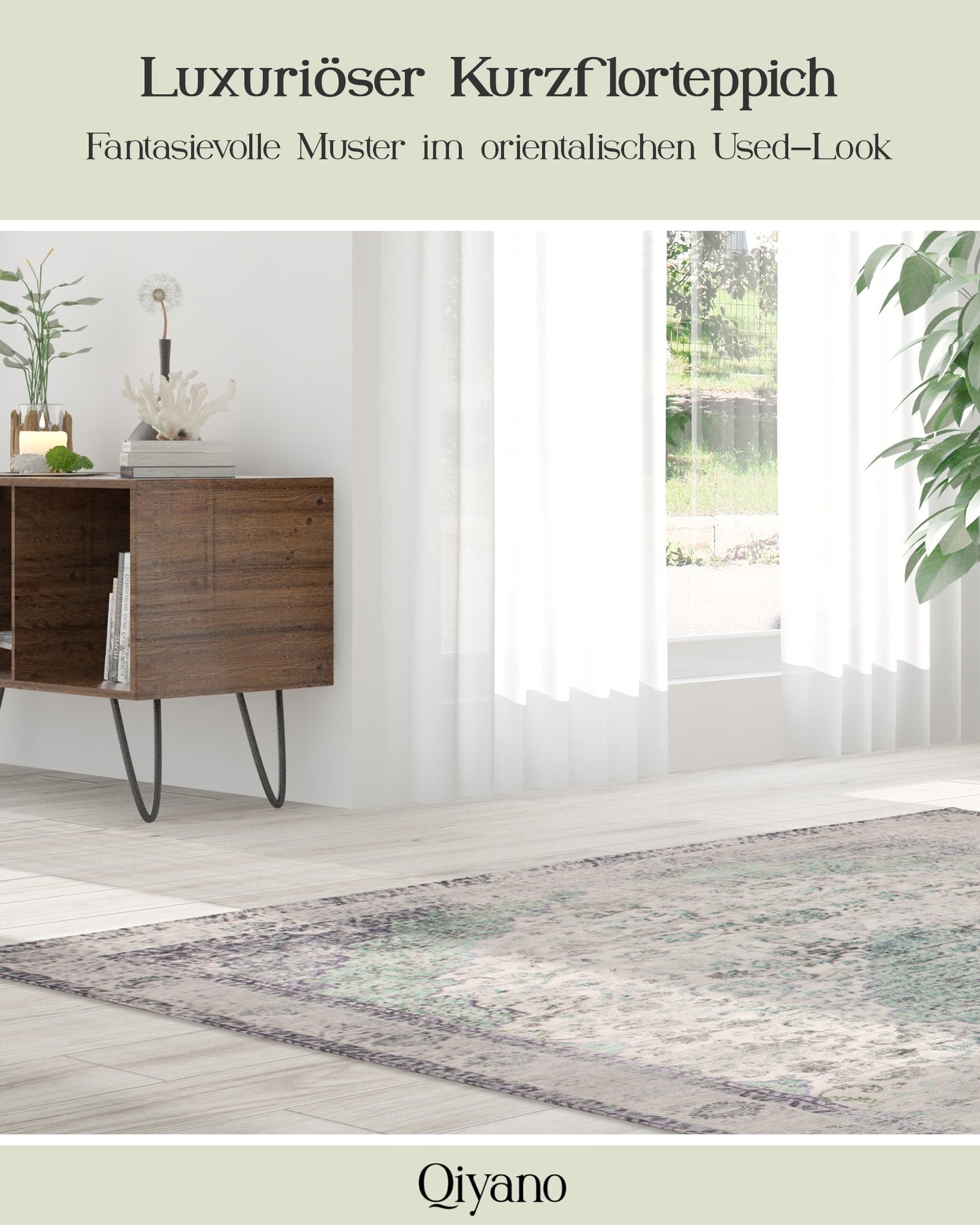 Kurzflorteppich Hikina