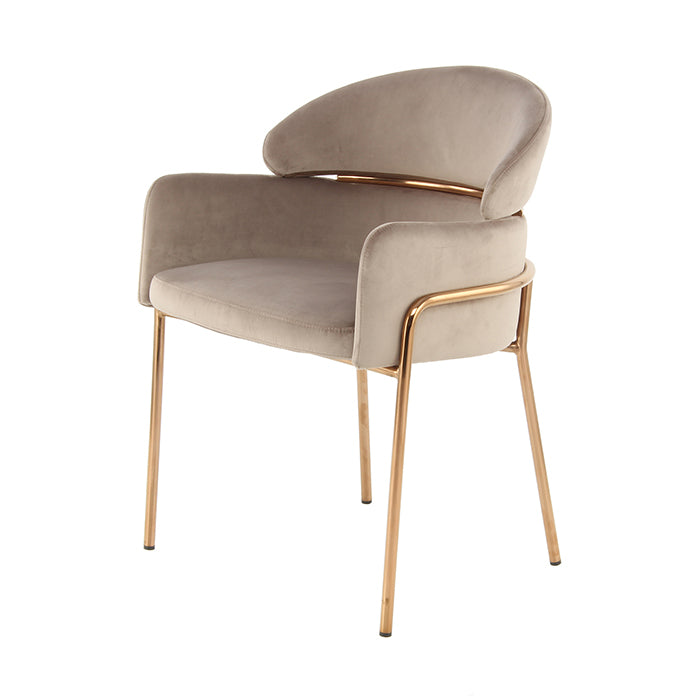 Beistelltisch Atiya 100 Gold Front | Qiyano.de