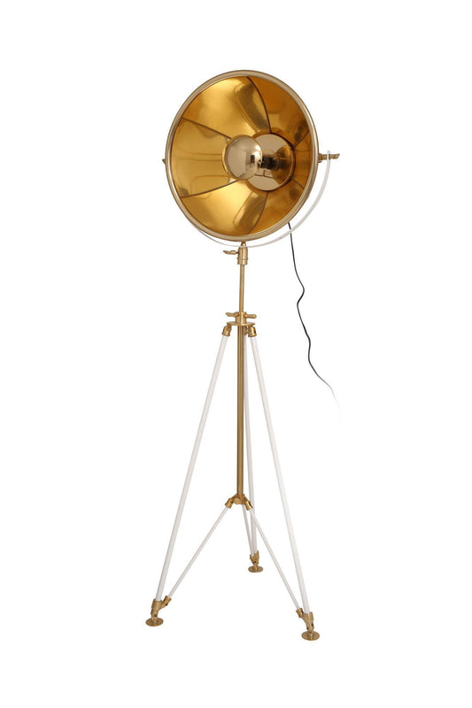 Beistelltisch Atiya 100 Gold  Front | Qiyano.de