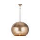 Beistelltisch Atiya 100 Gold  Front | Qiyano.de