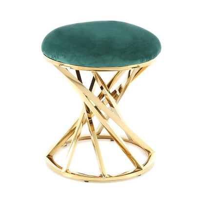 Beistelltisch Atiya 100 Gold  Front | Qiyano.de