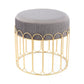 Beistelltisch Atiya 100 Gold  Front | Qiyano.de