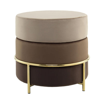 Beistelltisch Atiya 100 Gold  Front | Qiyano.de