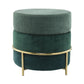 Beistelltisch Atiya 100 Gold  Front | Qiyano.de