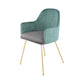 Beistelltisch Atiya 100 Gold  Front | Qiyano.de