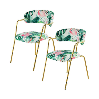 Beistelltisch Atiya 100 Gold  Front | Qiyano.de