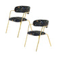 Beistelltisch Atiya 100 Gold  Front | Qiyano.de